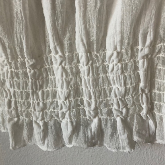 NWT sheer off the shoulder top L - Picture 2 of 5